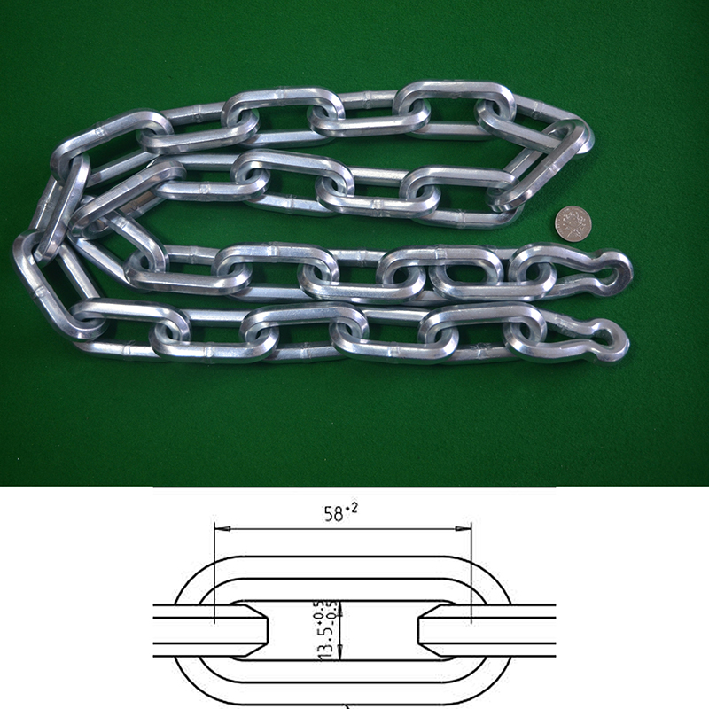 10-mm-Sechskantketten aus legiertem Stahl (umweltfreundliche Verzinkung)